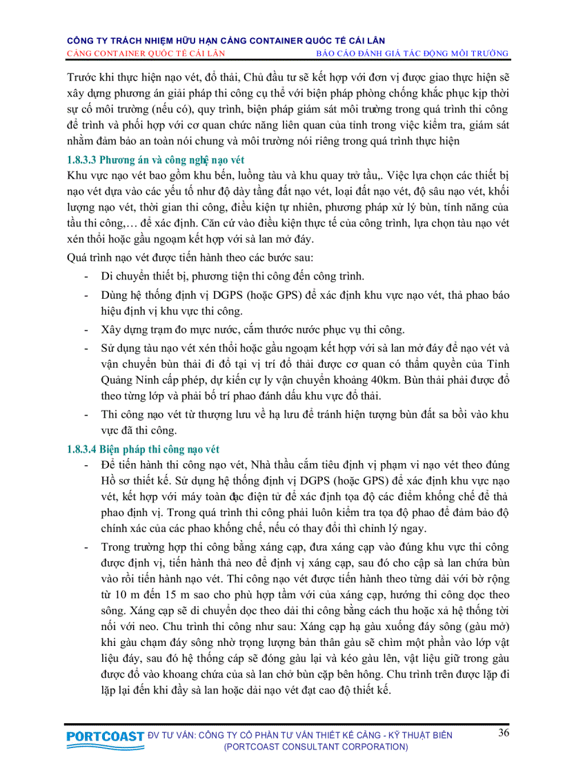 image for page Đánh giá tác động môi trường cảng container quốc tế Cái Lân