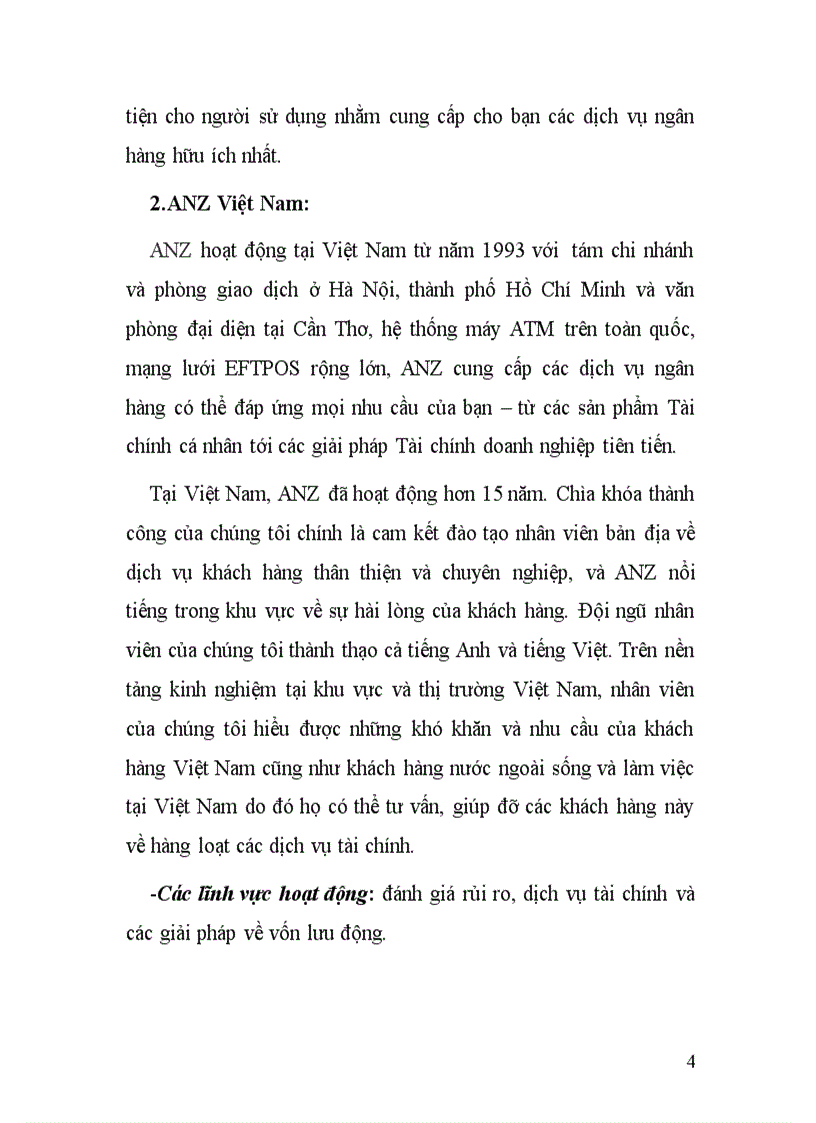 image for page Chiến lược tham nhập thị trương của ngân hàng ANZ tại Việt Nam