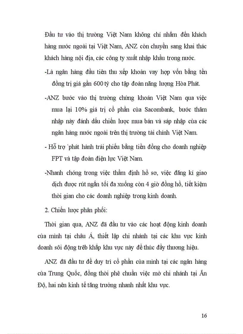 image for page Chiến lược tham nhập thị trương của ngân hàng ANZ tại Việt Nam