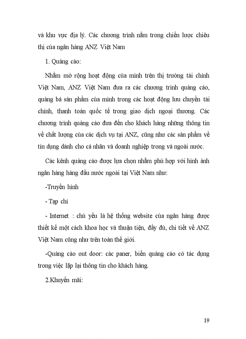 image for page Chiến lược tham nhập thị trương của ngân hàng ANZ tại Việt Nam