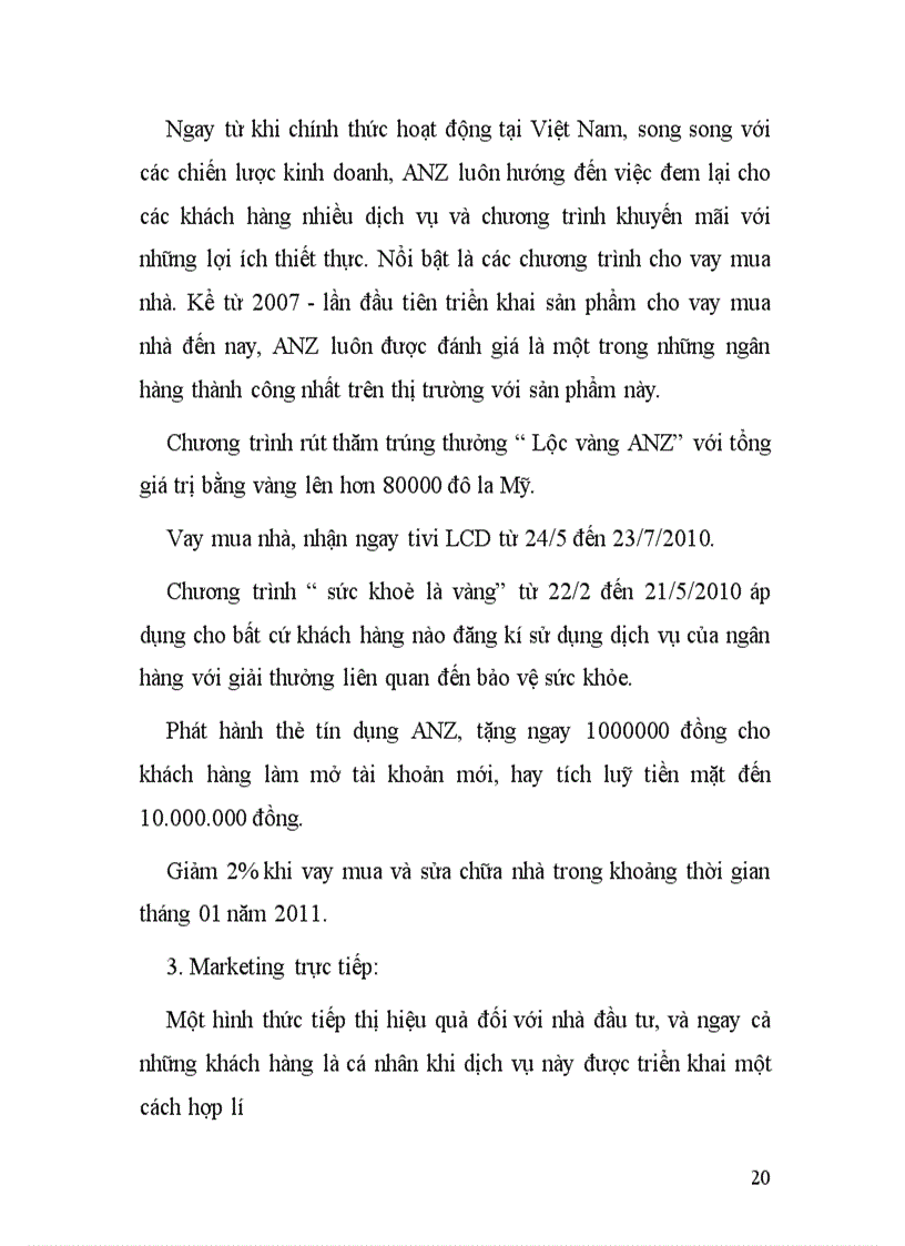 image for page Chiến lược tham nhập thị trương của ngân hàng ANZ tại Việt Nam
