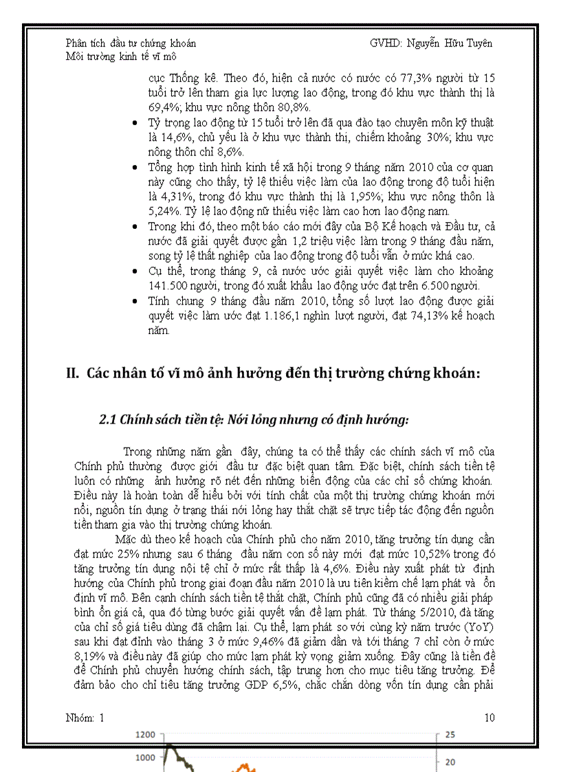 image for page Phân tích đầu tư chứng khoán Môi trường kinh tế vĩ mô