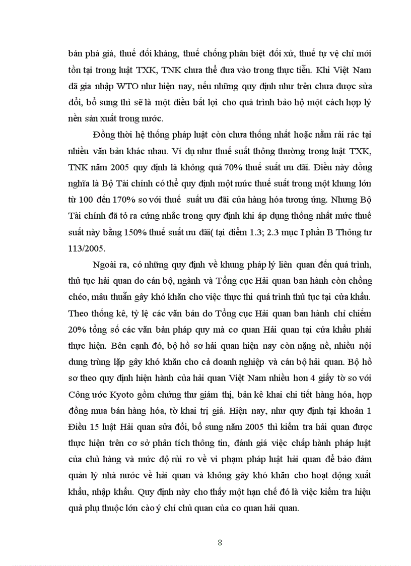 image for page Thực tiễn áp dụng pháp luật thuế nhập khẩu 8 đểm