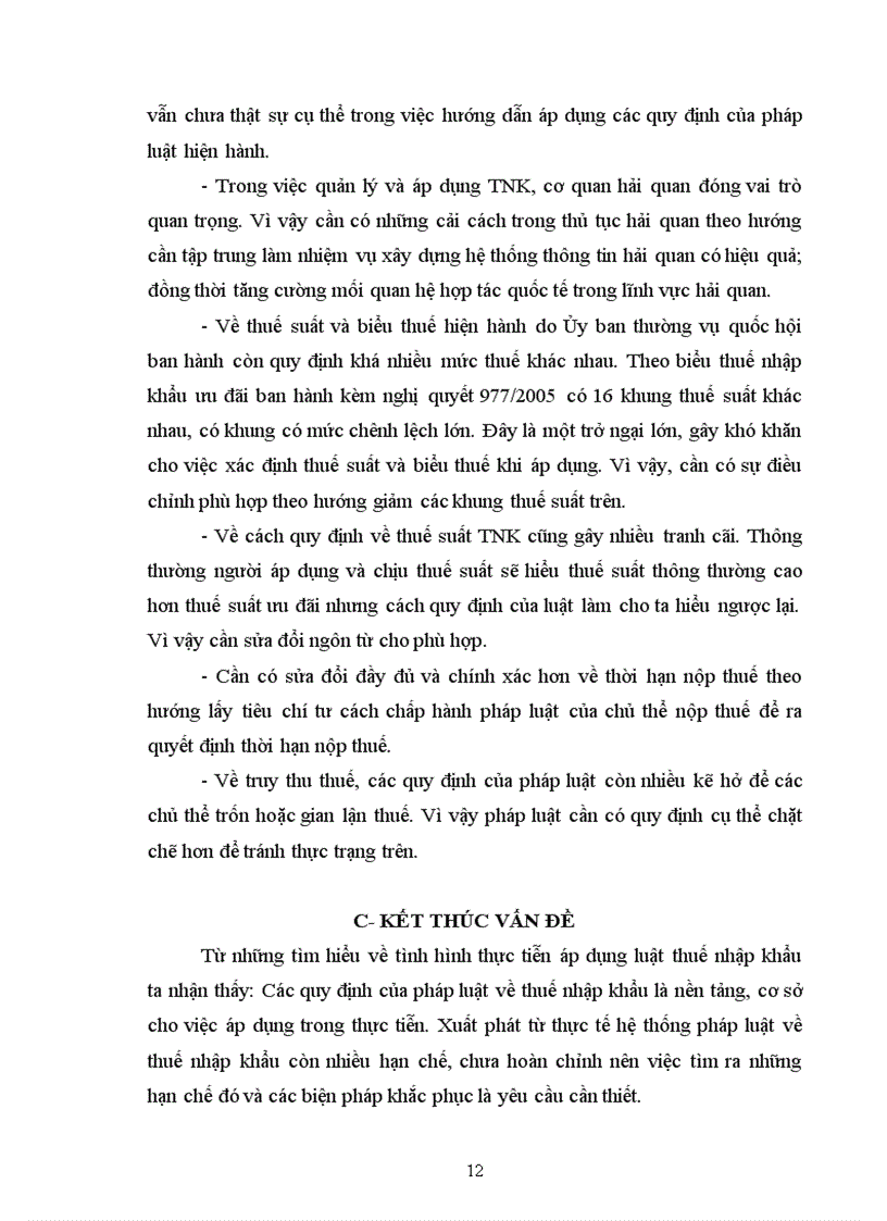 image for page Thực tiễn áp dụng pháp luật thuế nhập khẩu 8 đểm