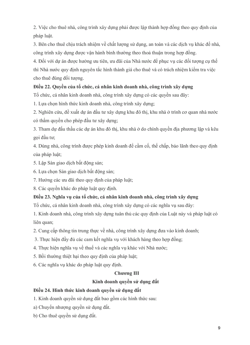 image for page Dự thảo Luật kinh doanh bất động sản