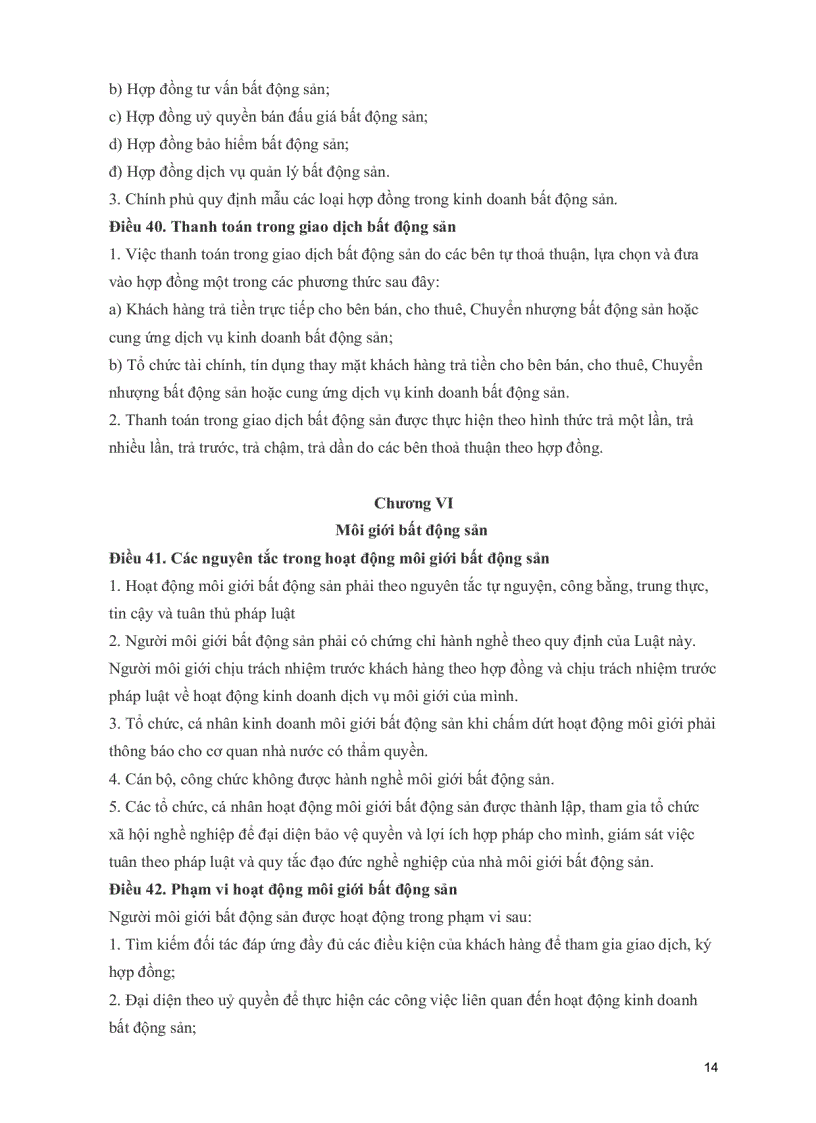 image for page Dự thảo Luật kinh doanh bất động sản