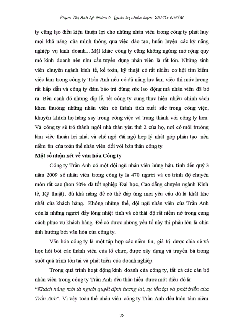 image for page Phân tích chiến lược kinh doanh của công ty cổ phần thế giới số trần anh