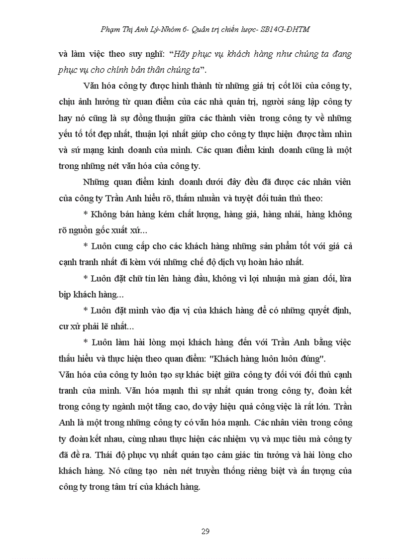 image for page Phân tích chiến lược kinh doanh của công ty cổ phần thế giới số trần anh