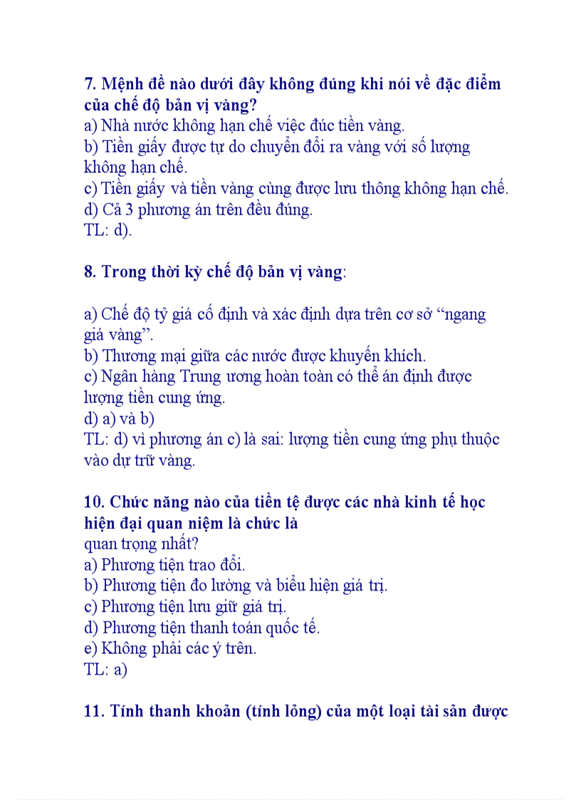 image for page Đề trắc ngiệm tài chính tiền tệ