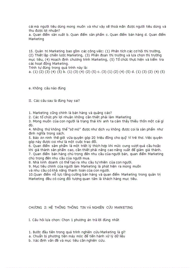 image for page Đề thi trắc nghiệm marketing kèm đáp án nè