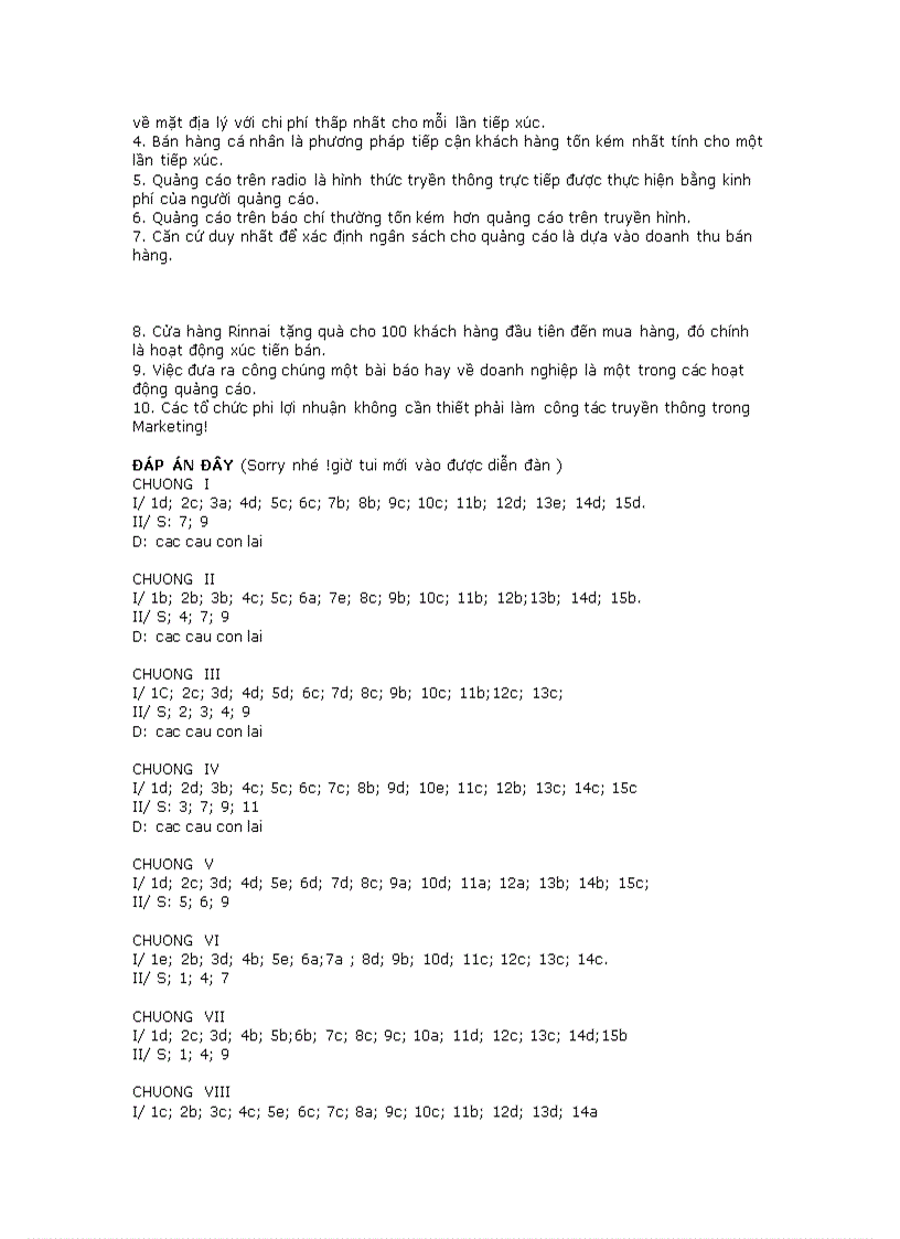 image for page Đề thi trắc nghiệm marketing kèm đáp án nè