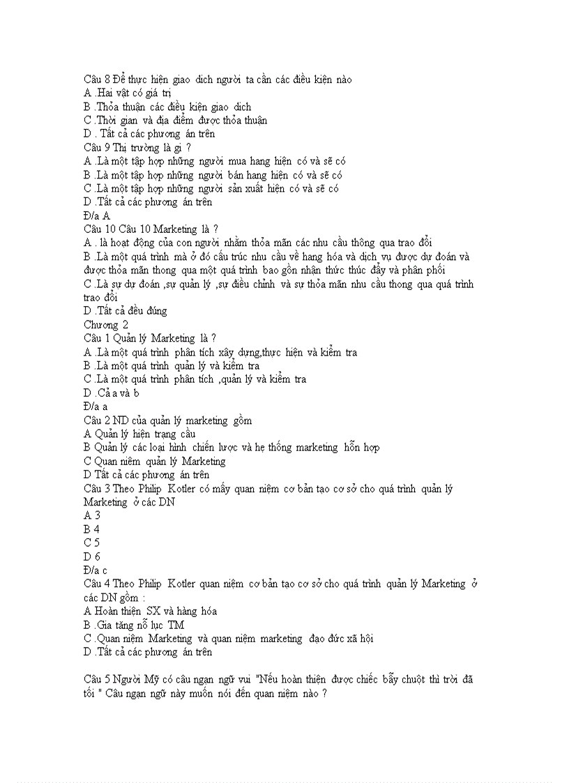 image for page Câu hỏi ôn tập marketing