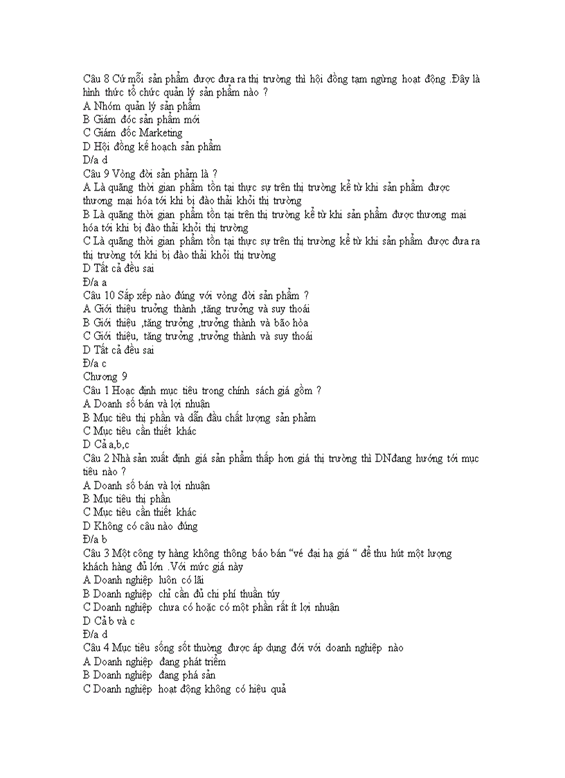 image for page Câu hỏi ôn tập marketing