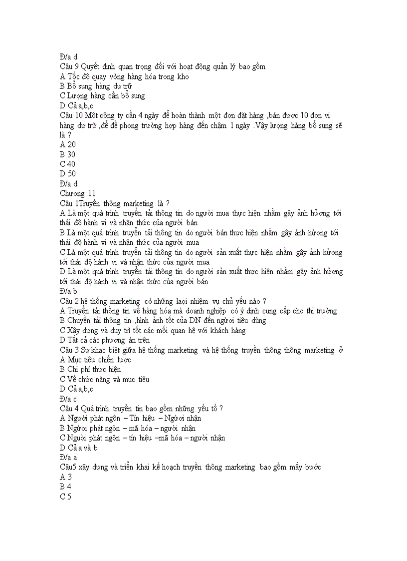 image for page Câu hỏi ôn tập marketing