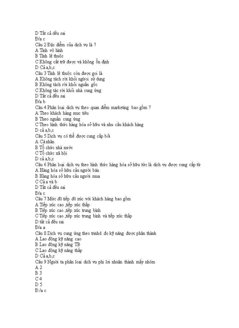 image for page Câu hỏi ôn tập marketing