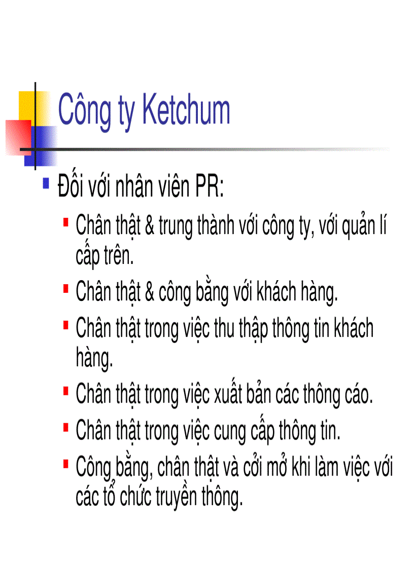 image for page Bài giảng 9 Luật pháp Đạo đức trong hoạt động PR