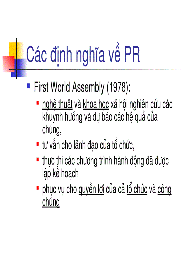 image for page Bài giảng 1 Khái niệm về PR