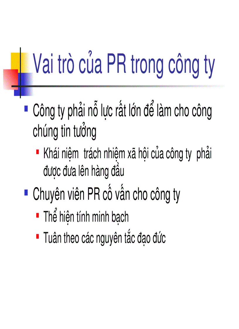 image for page Bài giảng 2 Lịch sử PR Hoạt động PR trong các tổ chức