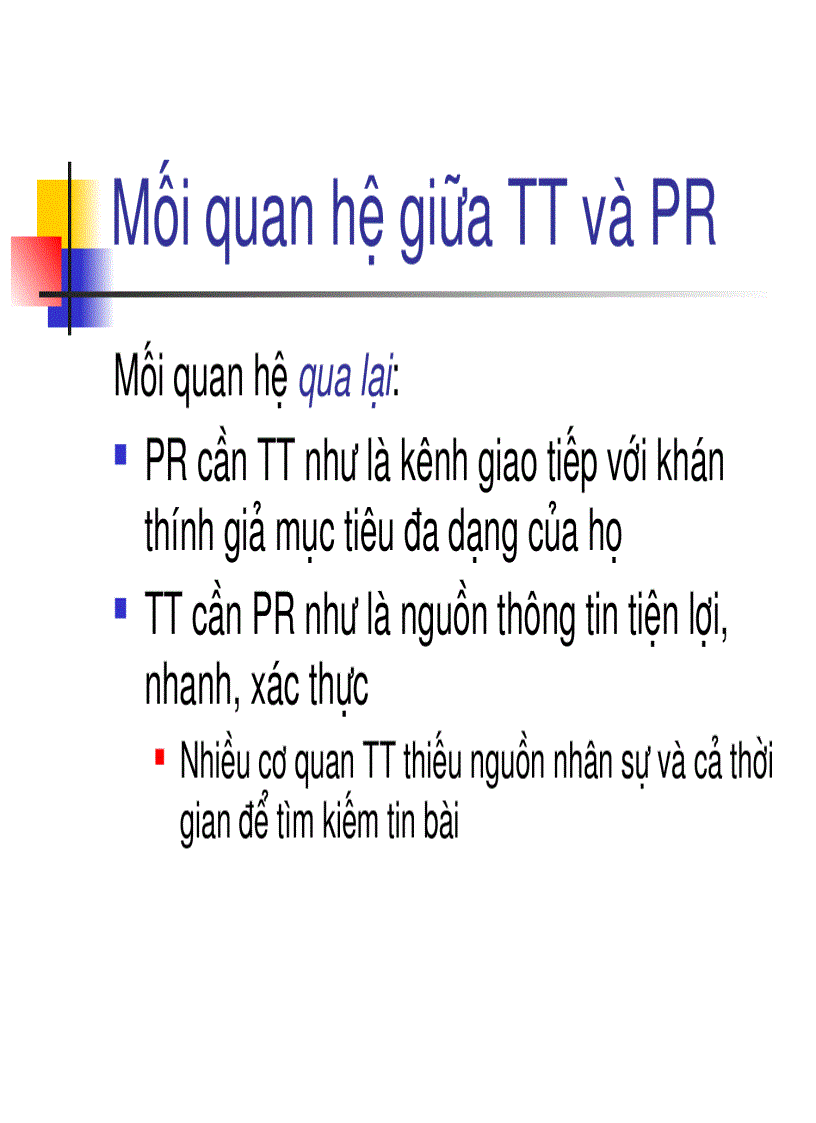 image for page Bài giảng 7 Quan hệ Truyền thông