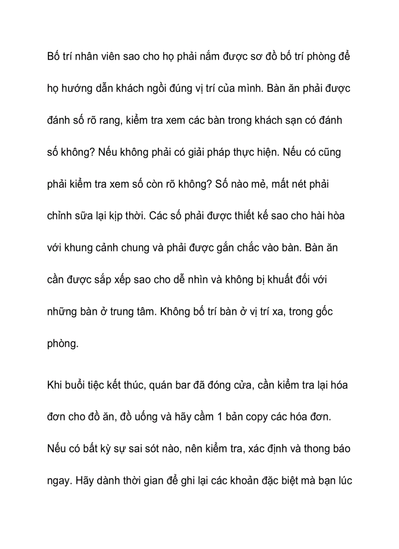 image for page Bữa tối trong tổ chức sự kiện