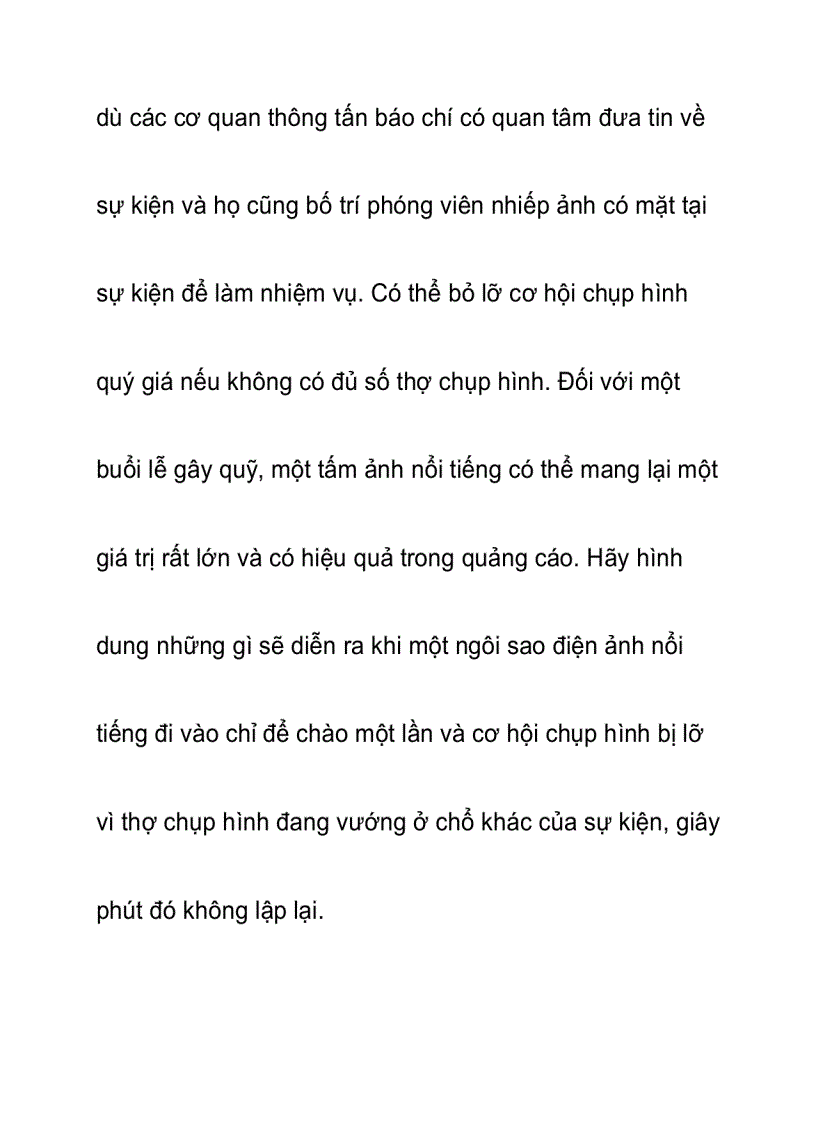 image for page Chụp ảnh cho sự kiện