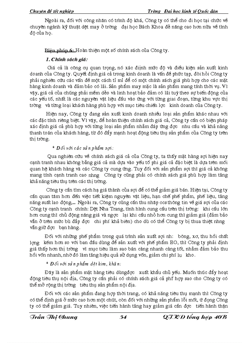 image for page Một số biện pháp chiến lược nhằm nâng cao khả năng cạnh tranh của Công ty dệt may Hà Nội