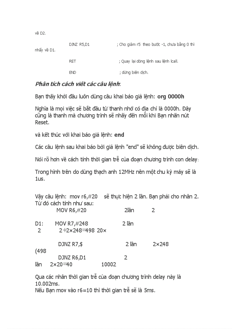 image for page Hướng dẫn Bạn viết 10 chương trình ứng dụng cơ bản cho ic vi điều khiển AT89C51