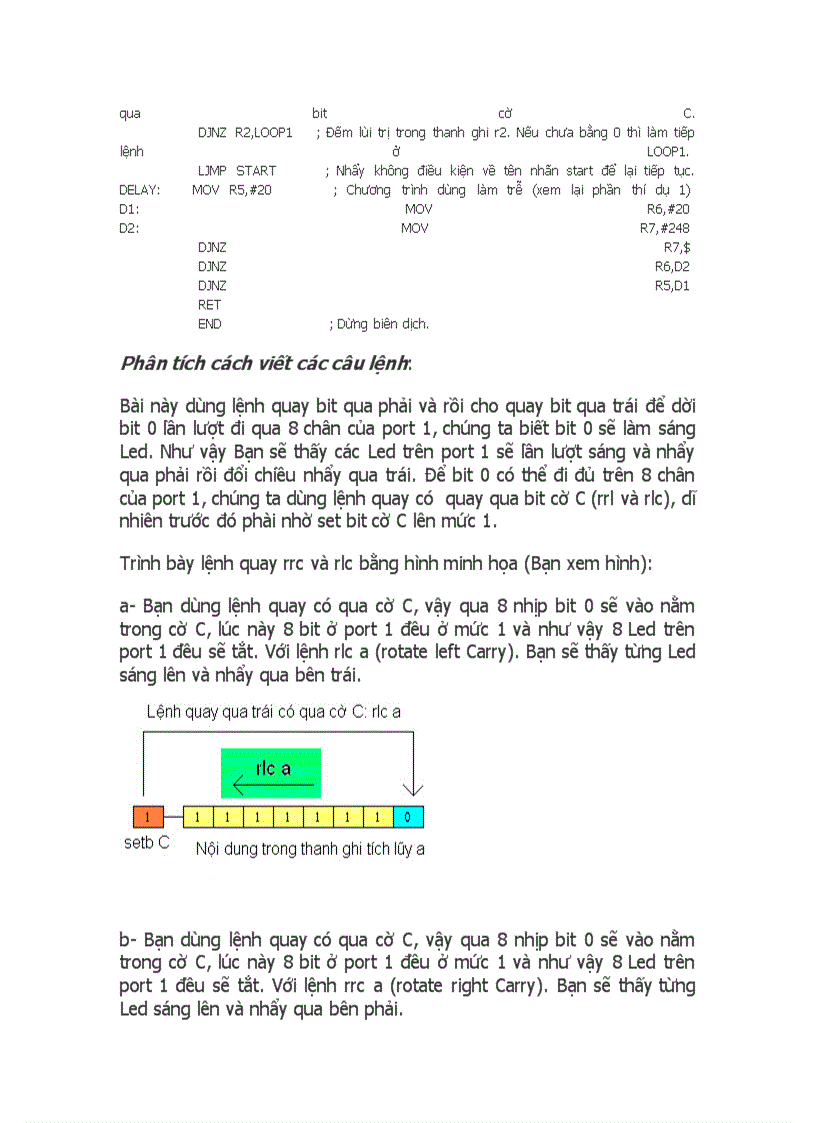 image for page Hướng dẫn Bạn viết 10 chương trình ứng dụng cơ bản cho ic vi điều khiển AT89C51