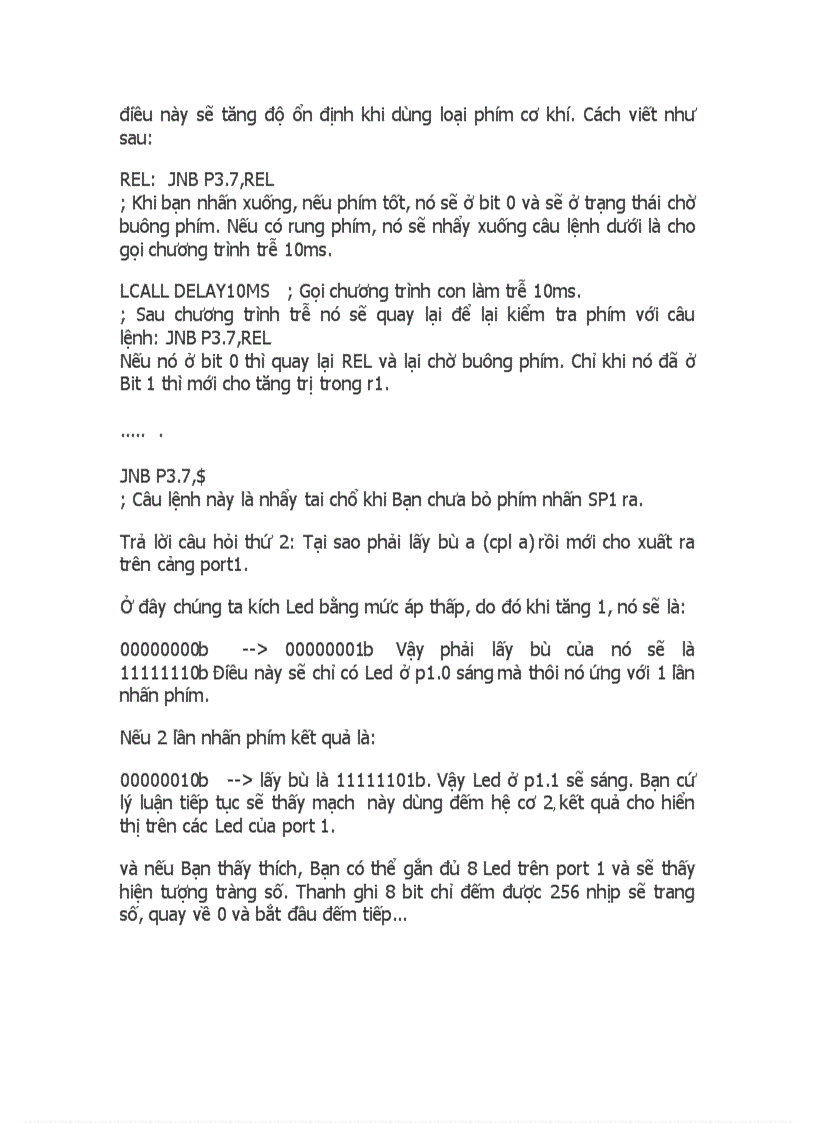 image for page Hướng dẫn Bạn viết 10 chương trình ứng dụng cơ bản cho ic vi điều khiển AT89C51
