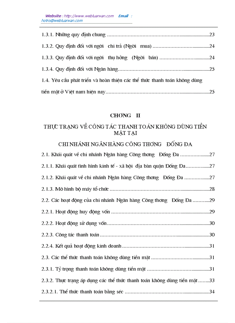 image for page Giải pháp mở rộng và hoàn thiện công tác thanh toán không dùng tiền mặt tại chi nhánh Ngân hàng Công thương Đống Đa