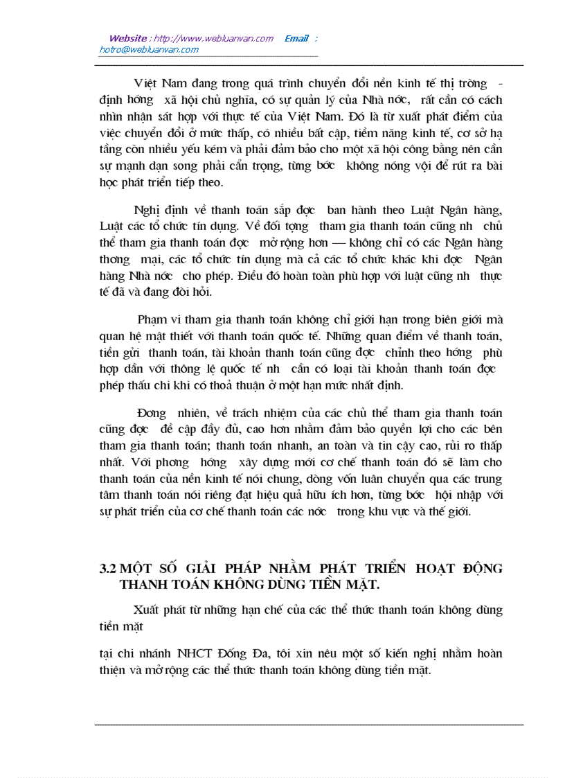 image for page Giải pháp mở rộng và hoàn thiện công tác thanh toán không dùng tiền mặt tại chi nhánh Ngân hàng Công thương Đống Đa