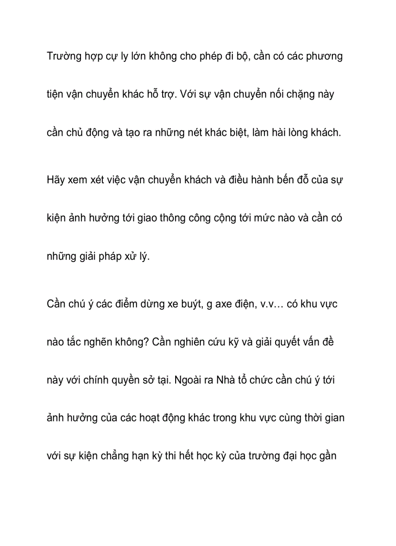 image for page Đưa đón khách và vận hành bến đỗ xe trong tổ chức sự kiện