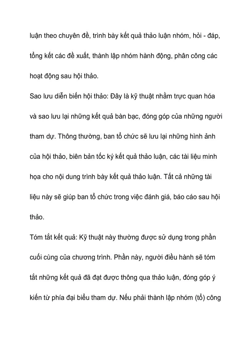 image for page Tổ chức sự kiện Để tổ chức một hội thảo thành công