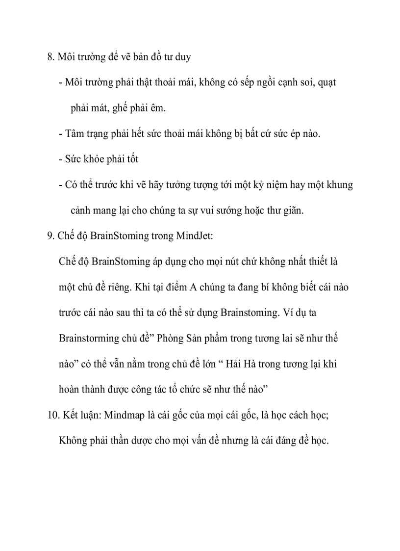 image for page Sử dụng bản đồ tư duy sao cho hiệu quả