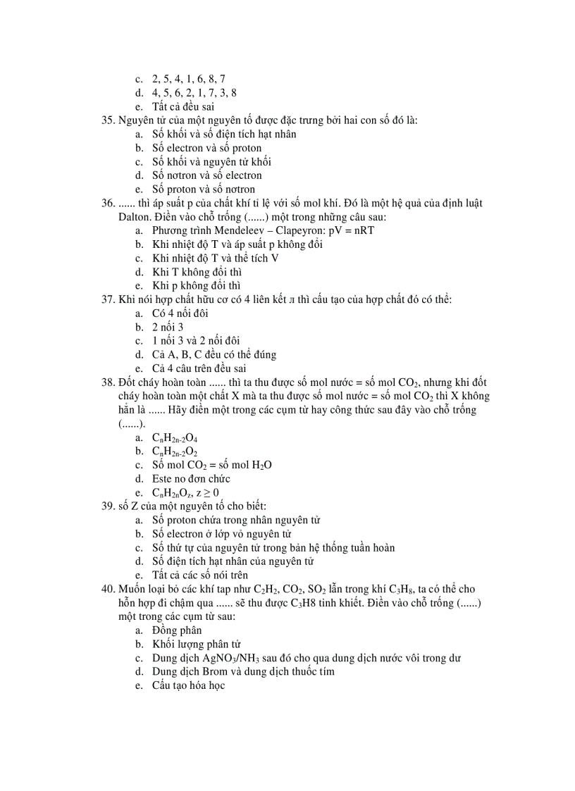 image for page 300 câu hỏi trắc nghiệm hóa học