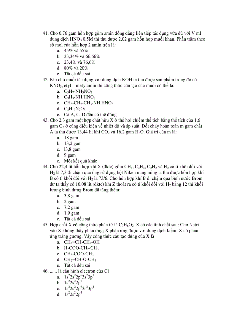 image for page 300 câu hỏi trắc nghiệm hóa học