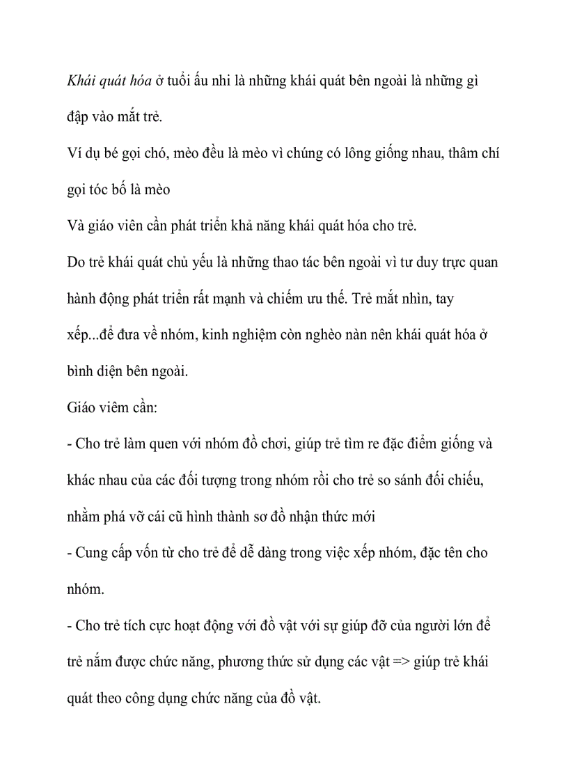 image for page Đặc điểm phát triển tư duy của trẻ