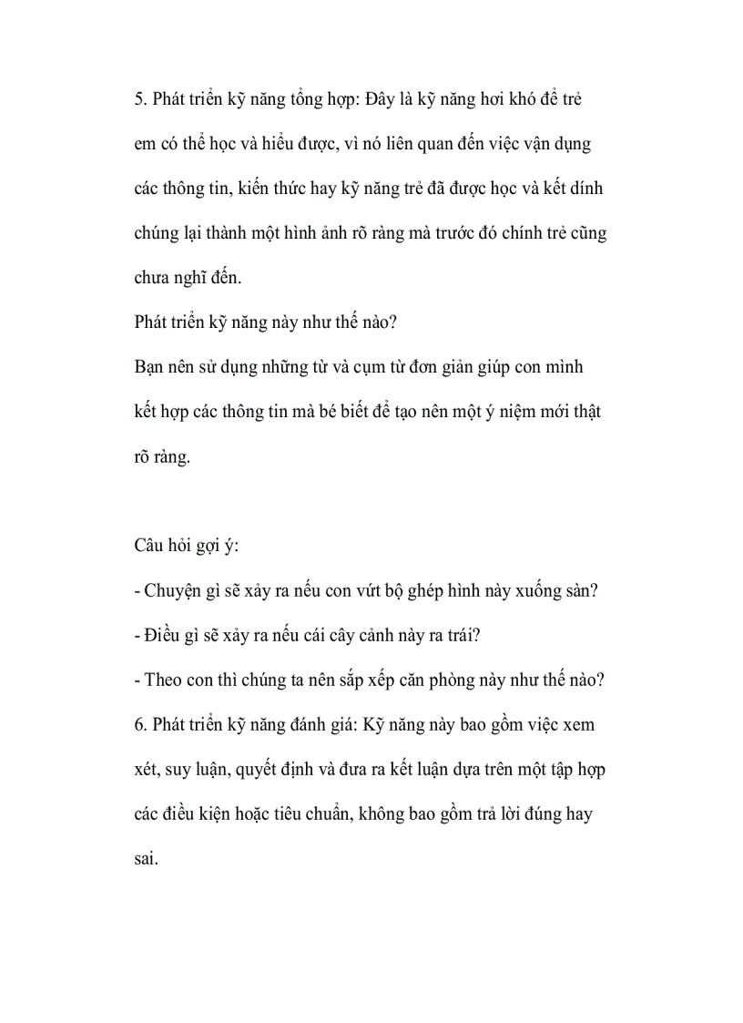 image for page Để giúp con phát triển khả năng tư duy