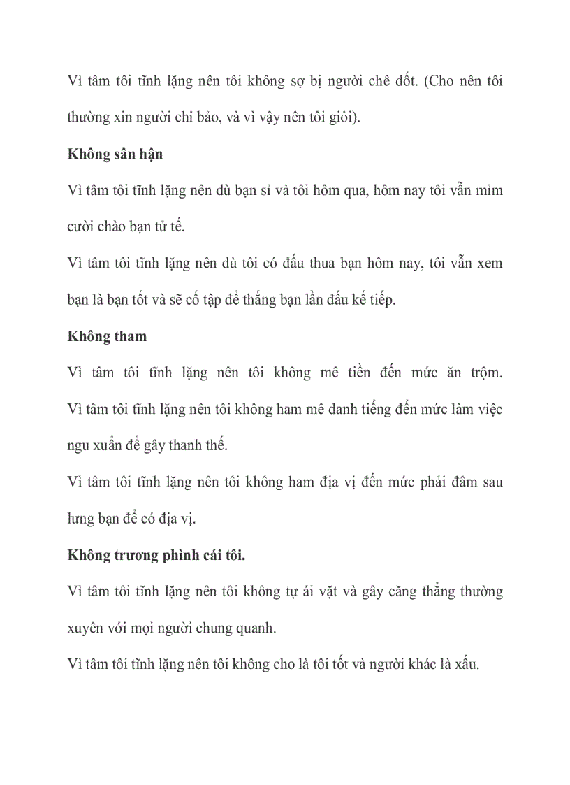 image for page Tĩnh lặng và Tư duy tích cực