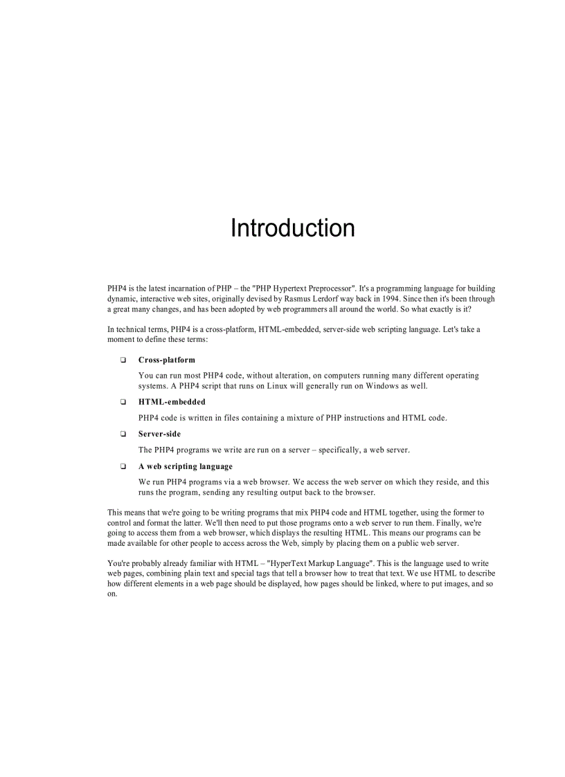 image for page Beginning PHP4