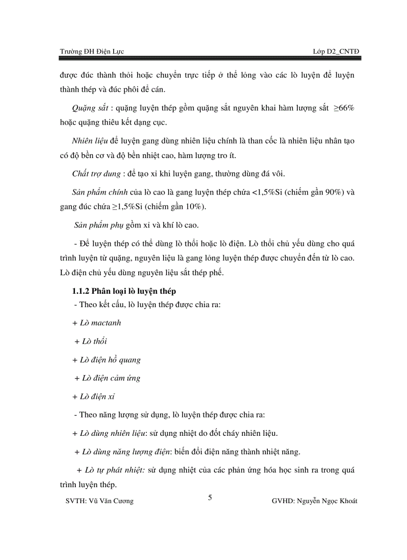 image for page Thiết kế phần mạch chỉnh lưu của lò luyện thép