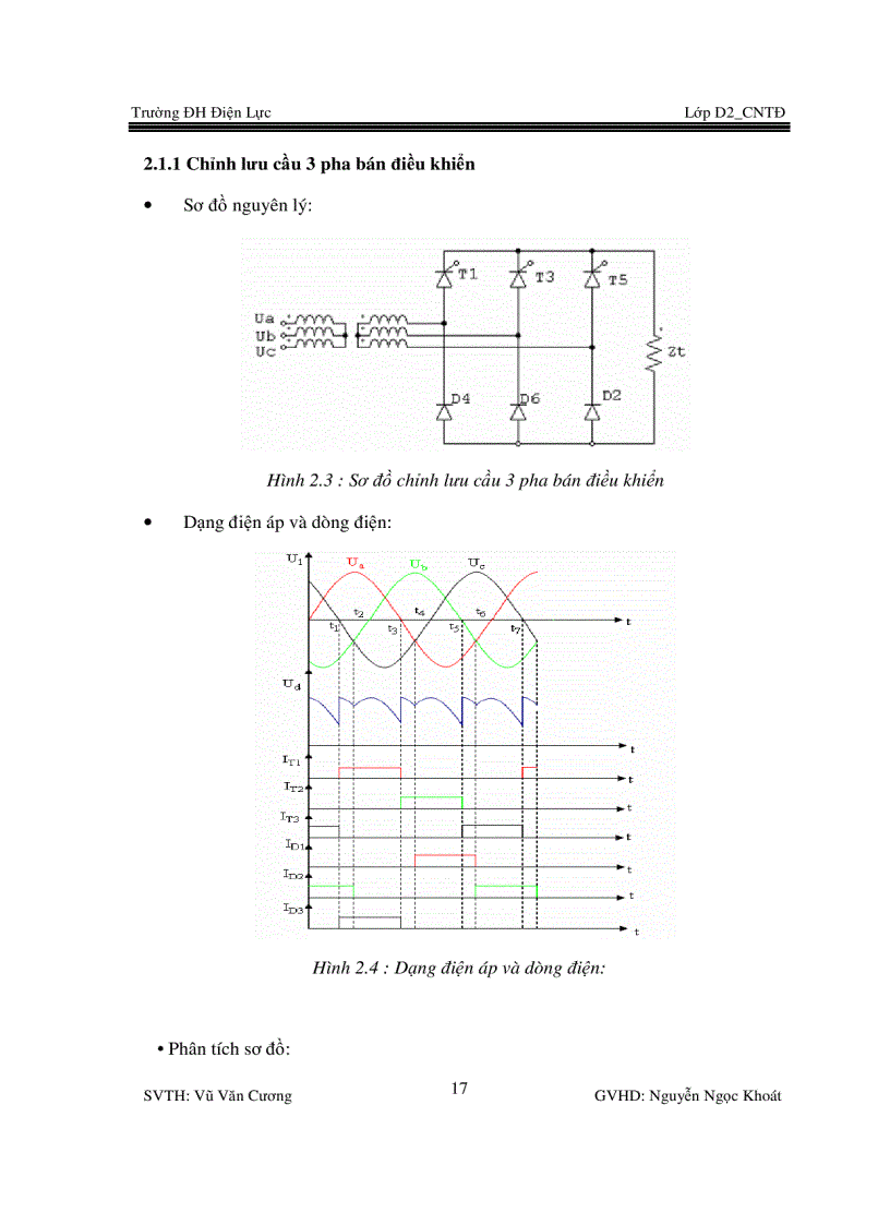 image for page Thiết kế phần mạch chỉnh lưu của lò luyện thép