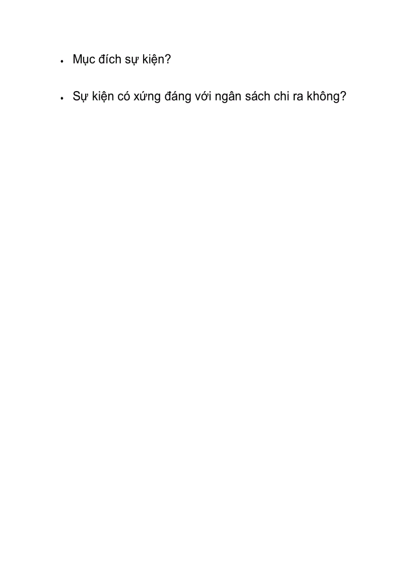 image for page Dự toán ngân sách và lập kế hoạch tổ chức sự kiện