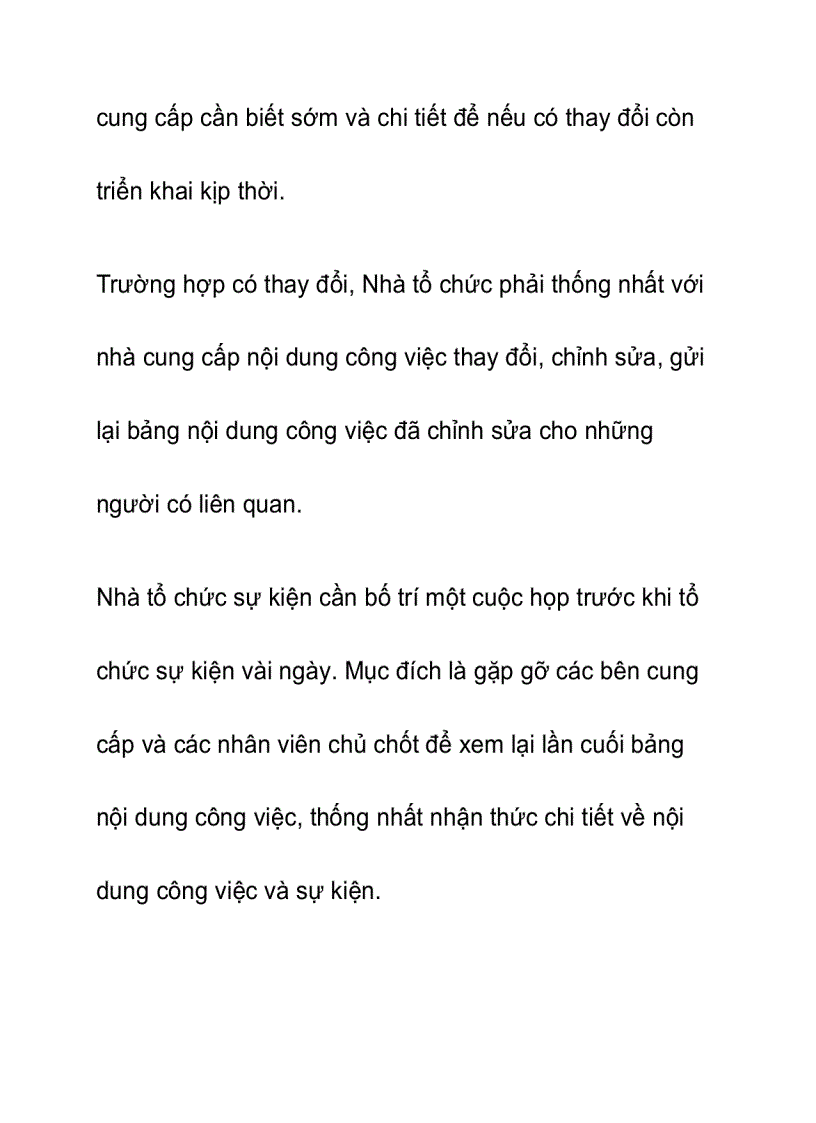 image for page Hành trình tổ chức sự kiện và nội dung công việc