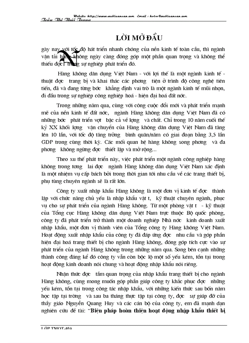 image for page Biện pháp hoàn thiện hoạt động nhập khẩu thiết bị hàng không ở công ty xuất nhập khẩu hàng không AIRIME