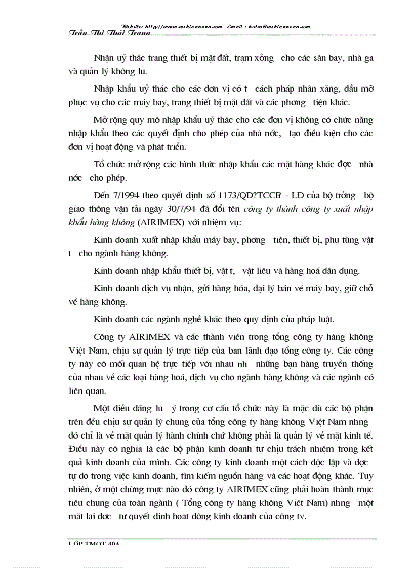 image for page Biện pháp hoàn thiện hoạt động nhập khẩu thiết bị hàng không ở công ty xuất nhập khẩu hàng không AIRIME