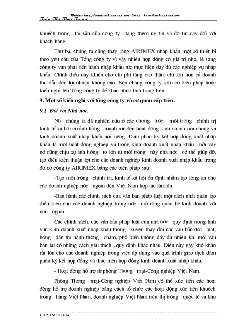 image for page Biện pháp hoàn thiện hoạt động nhập khẩu thiết bị hàng không ở công ty xuất nhập khẩu hàng không AIRIME