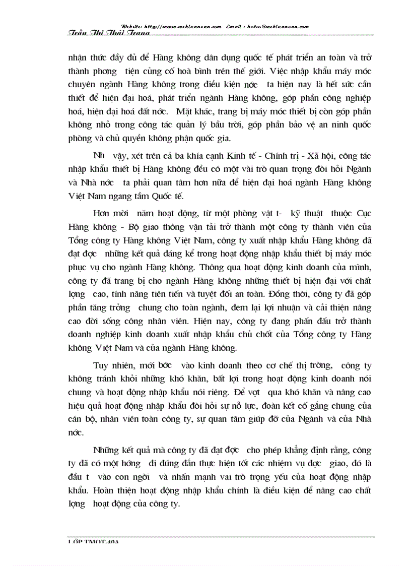 image for page Biện pháp hoàn thiện hoạt động nhập khẩu thiết bị hàng không ở công ty xuất nhập khẩu hàng không AIRIME