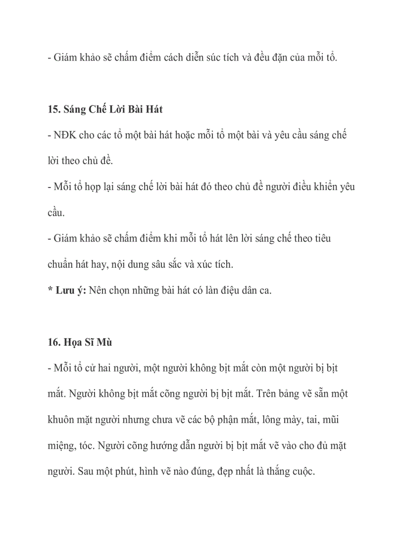 image for page Những trò chơi rèn luyện tư duy và giao tiếp trong tập thể