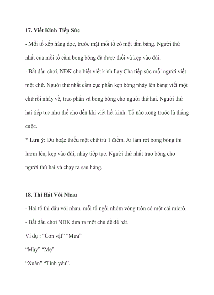 image for page Những trò chơi rèn luyện tư duy và giao tiếp trong tập thể